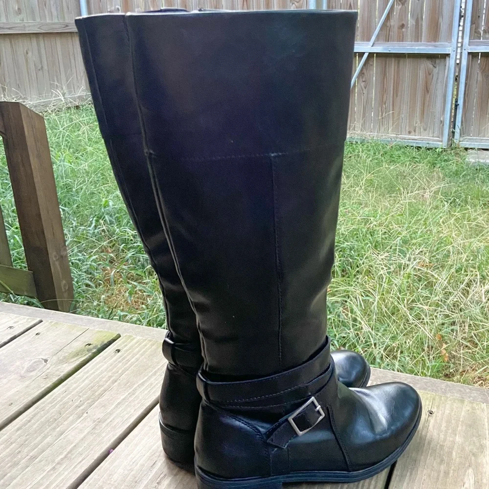 Arizona Delling Riding Boots -Elegant Black Knee-High Women's Boots